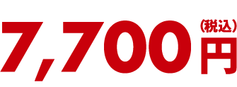 7,700円(税込)